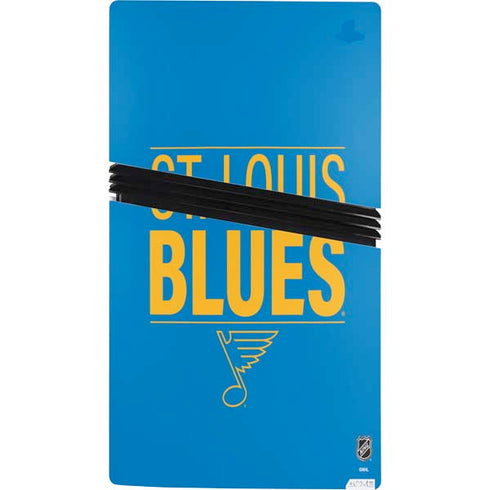 NHL St. Louis Blues Lineup PS5 Pro Console Skin